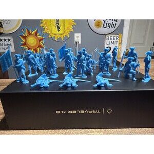 Vintage MPC Blue Revolutionary War Soldiers Lot of 20 Figures